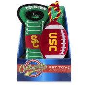 USC Trojans Pet Toy 2-pack Bundle in Box